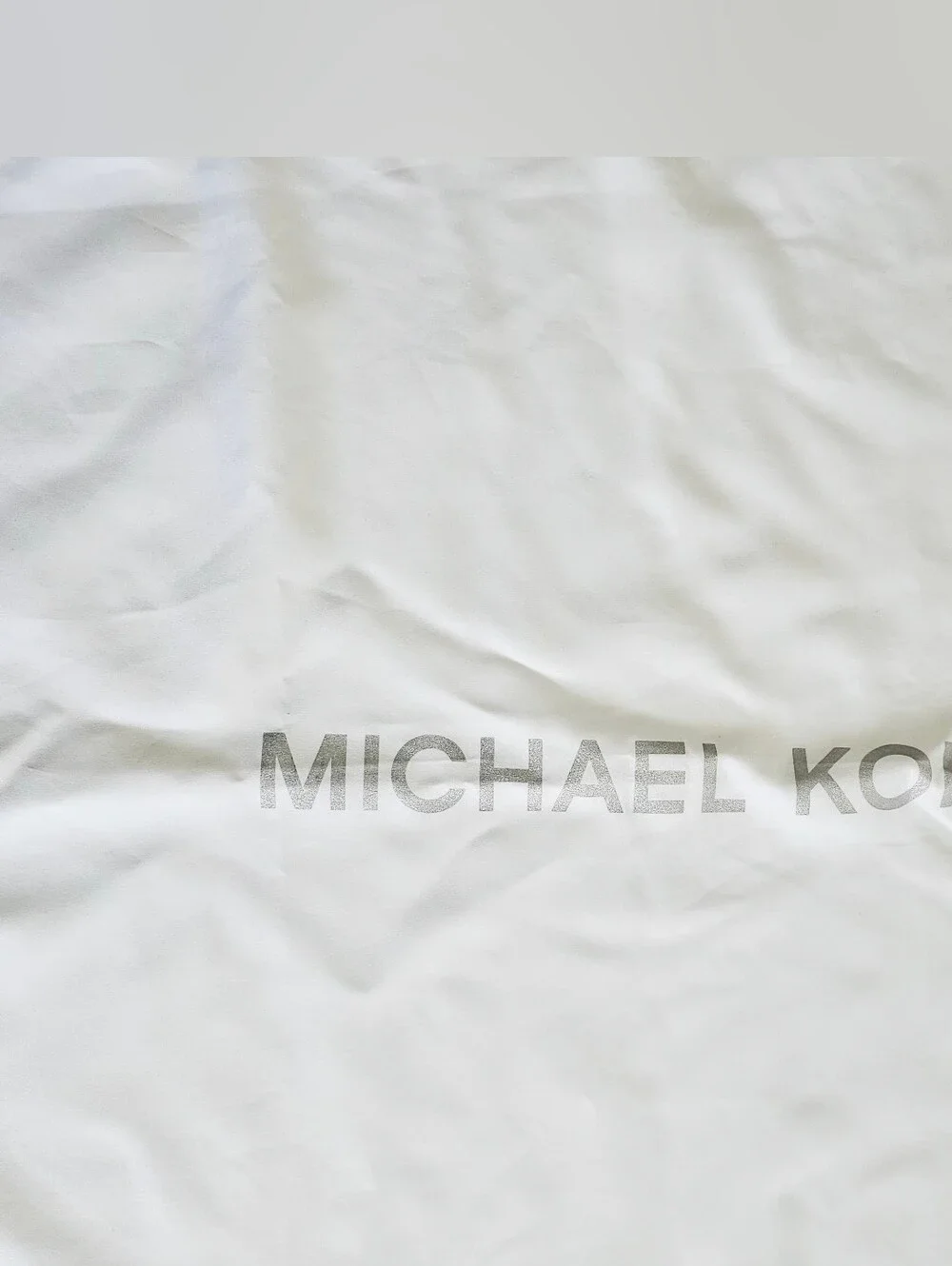 Michael Kors Extra Large White Satin Dust Bag